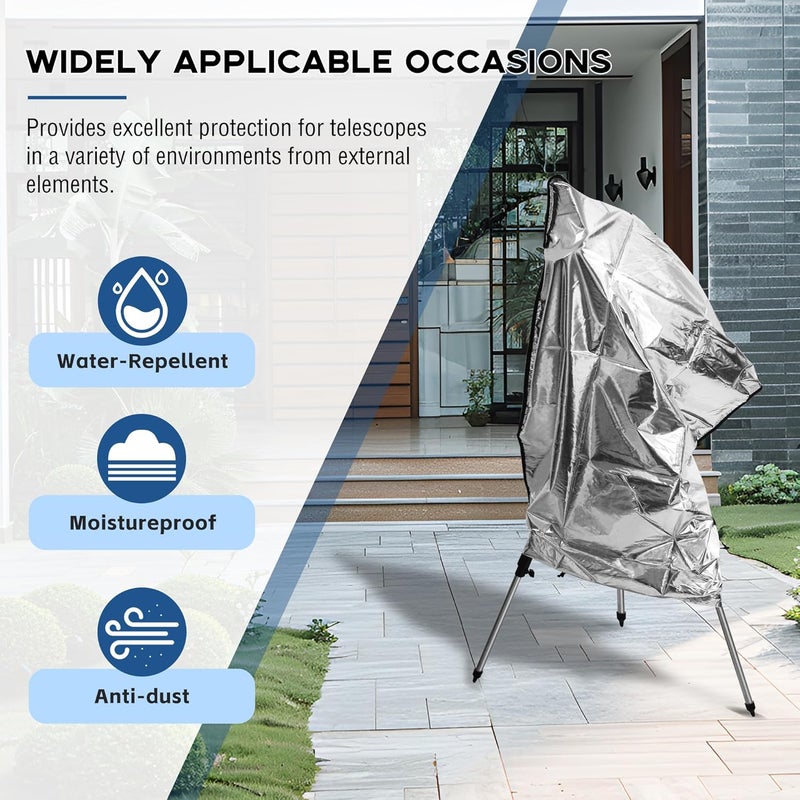 Tydeux Telescope Cover with Adjustable Drawstring - Diameter 37.6" Protect Your Telescope Against Dust Moisture and More - Image 3